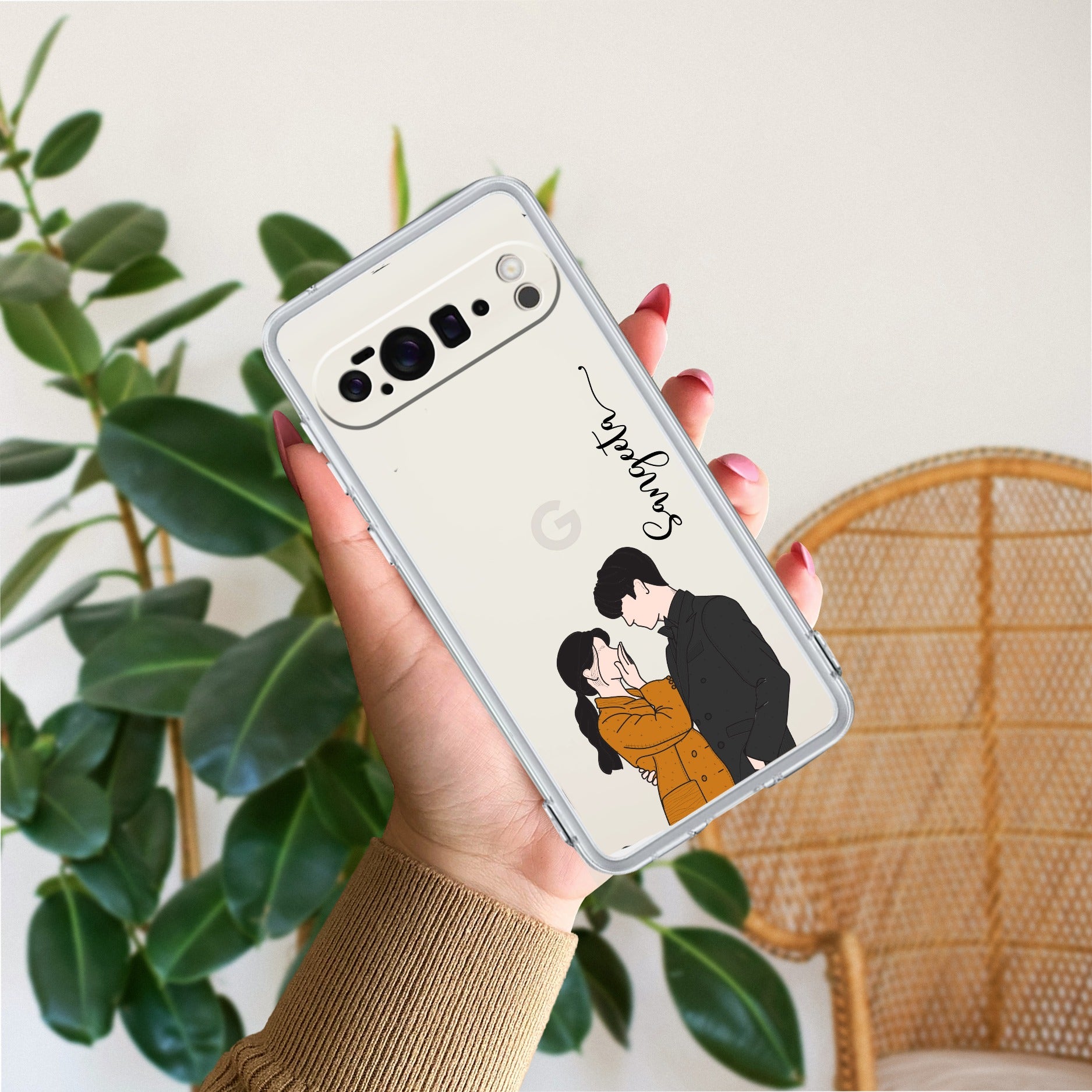 Couple Customize Transparent Silicon Case For Google - ShopOnCliQ