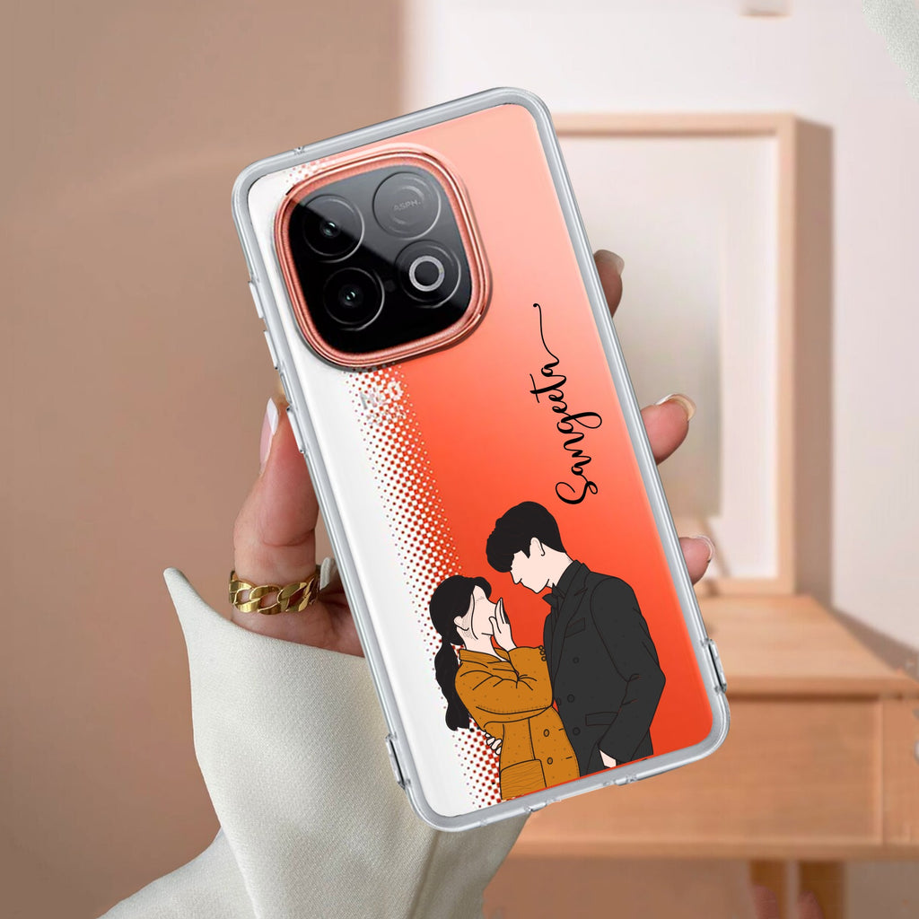 Couple Customize Transparent Silicon Case For iQOO Neo 10 5G