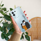 Couple Customize Transparent Silicon Case For iQOO Z10x 5G