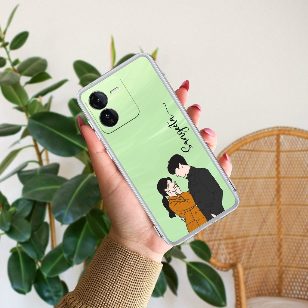 Couple Customize Transparent Silicon Case For iQOO Z9 5G