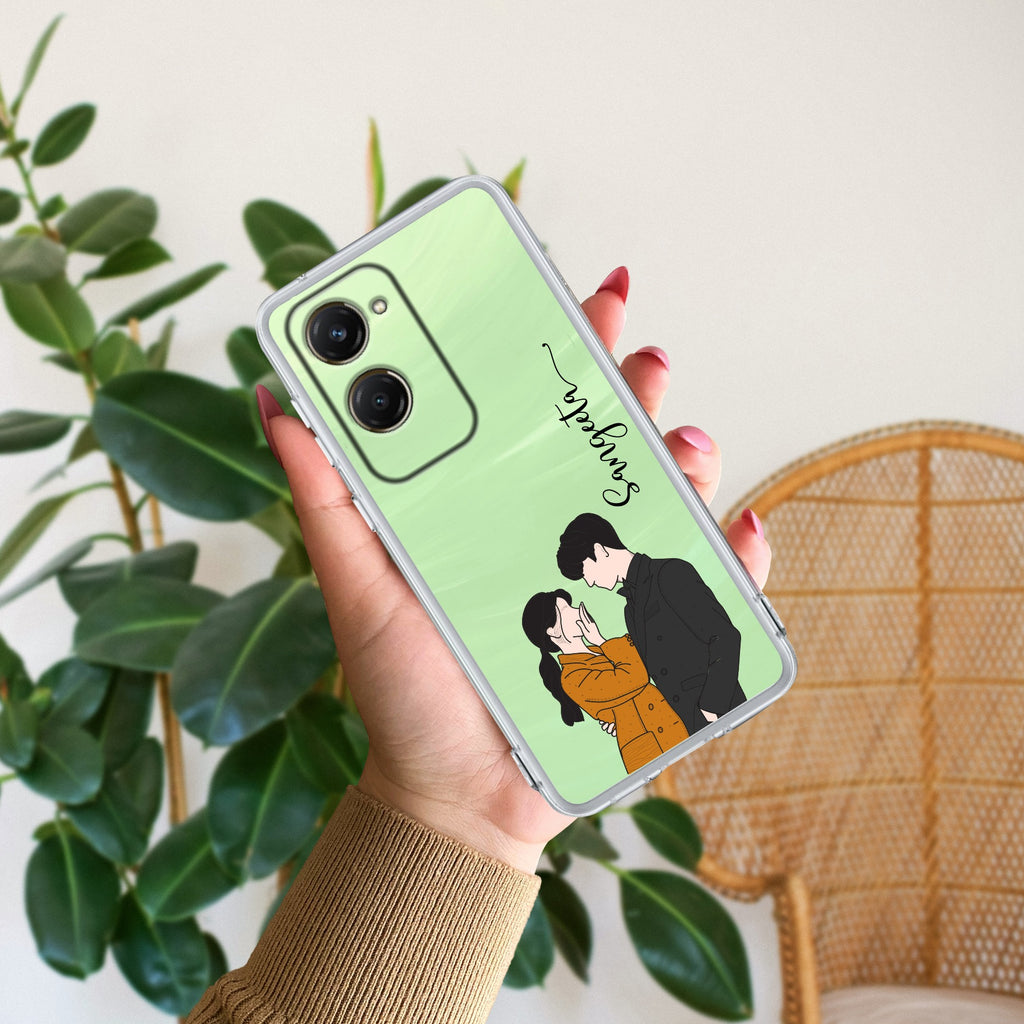 Couple Customize Transparent Silicon Case For Vivo T3 Lite 5G