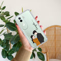 Couple Customize Transparent Silicon Case For iQOO Z9s 5G