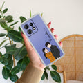Couple Customize Anti Yellow Case For Motorola Edge 50 Pro