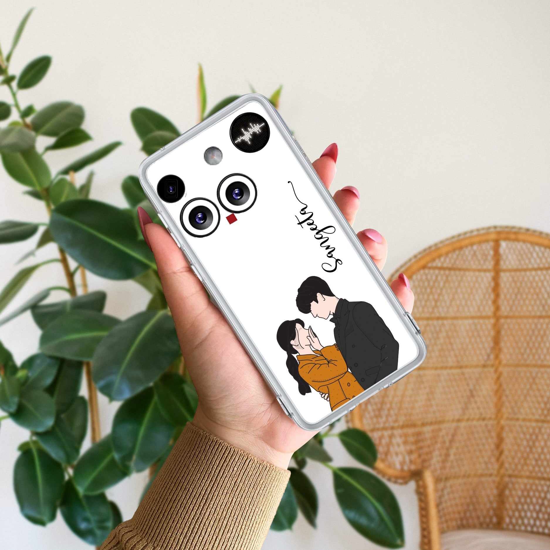 Couple Customize Anti Yellow Case For Nothing Phone 3
