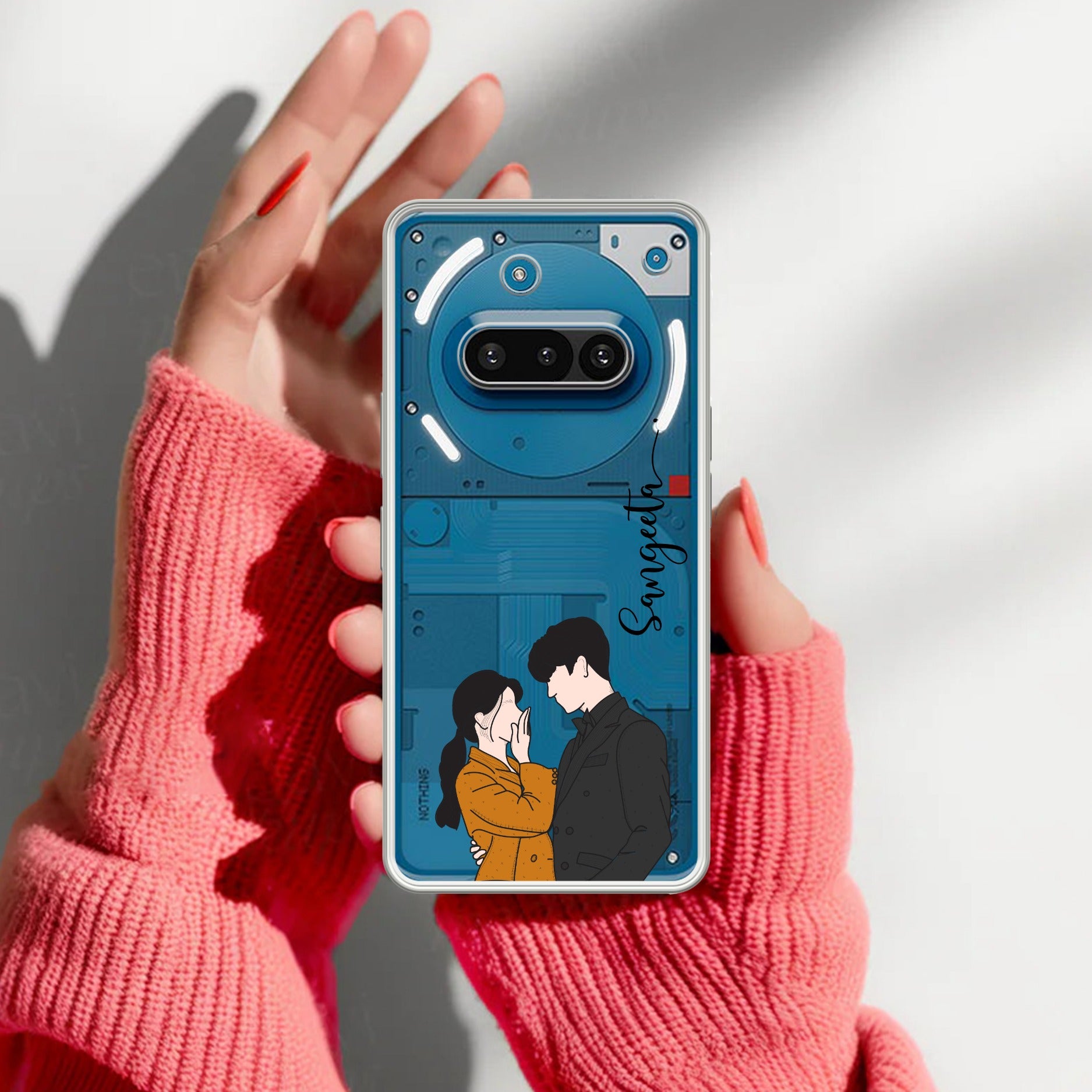 Couple Customize Anti Yellow Case For Nothing Phone 3A 5G