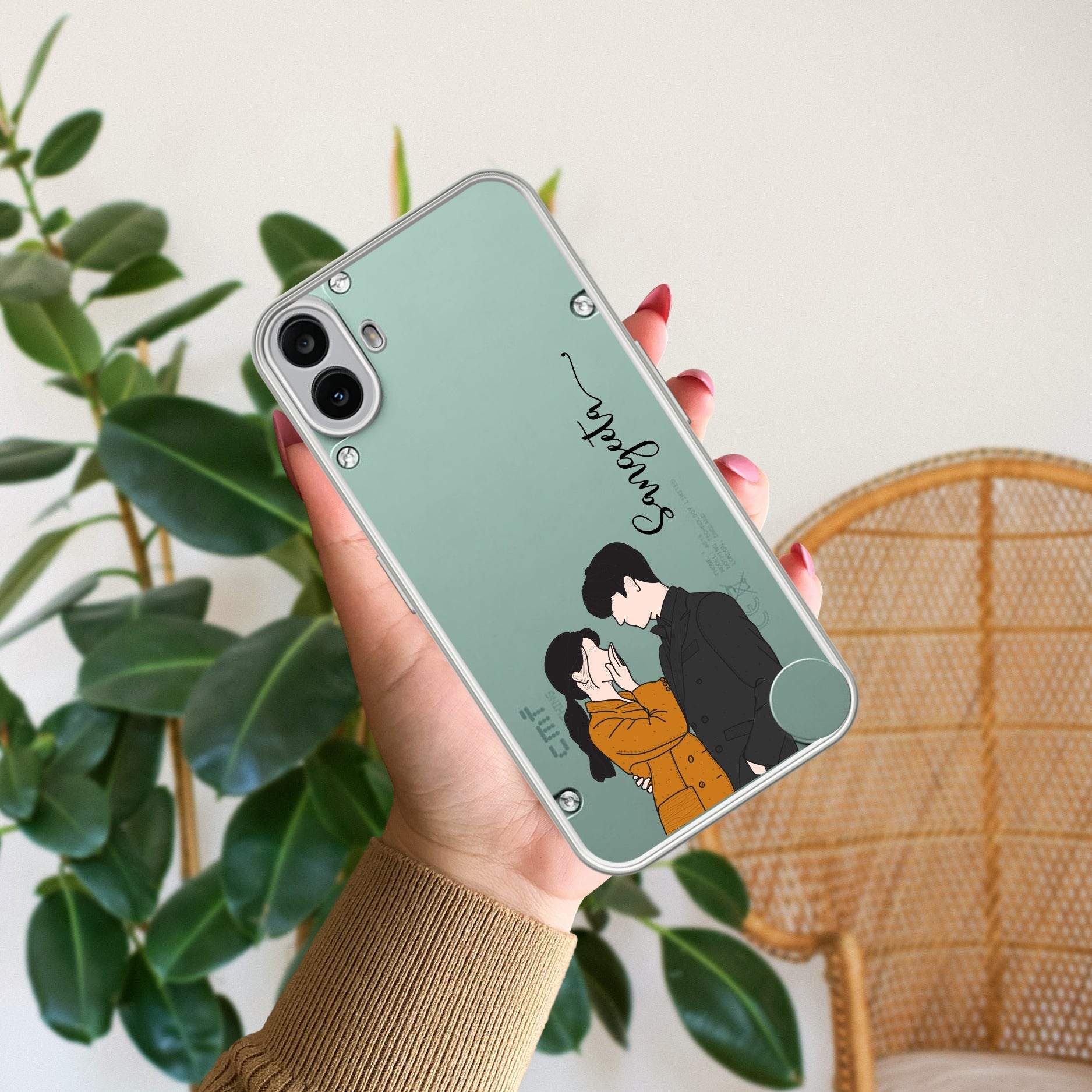 Couple Customize Anti Yellow Case For CMF Nothing Phone 1 5G