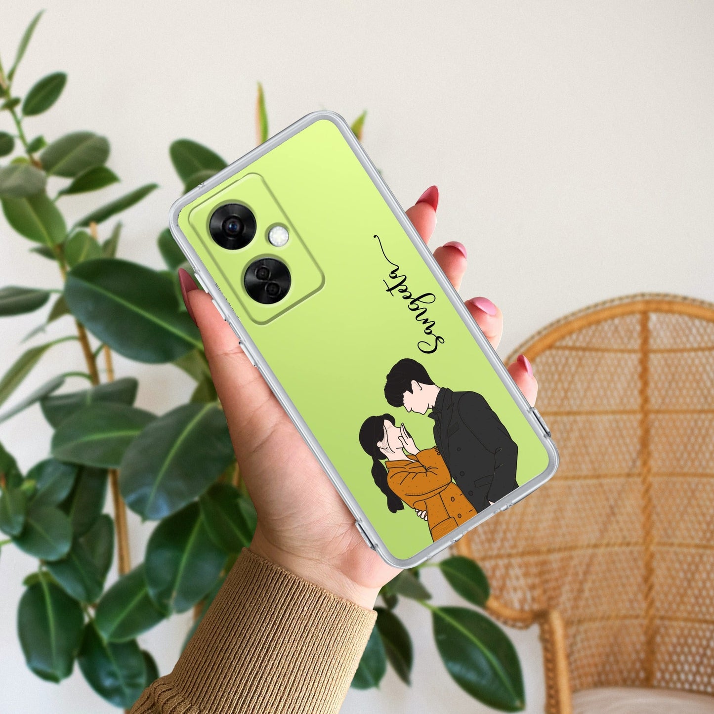 Couple Customize Transparent Silicon Case For OnePlus