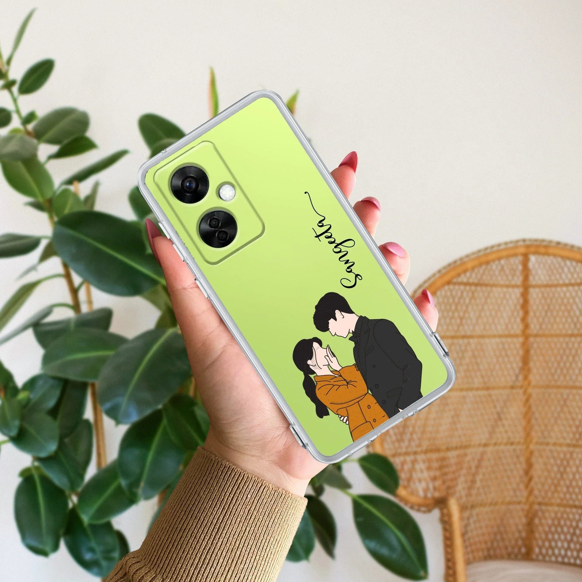 Couple Customize Transparent Silicon Case For OnePlus - ShopOnCliQ