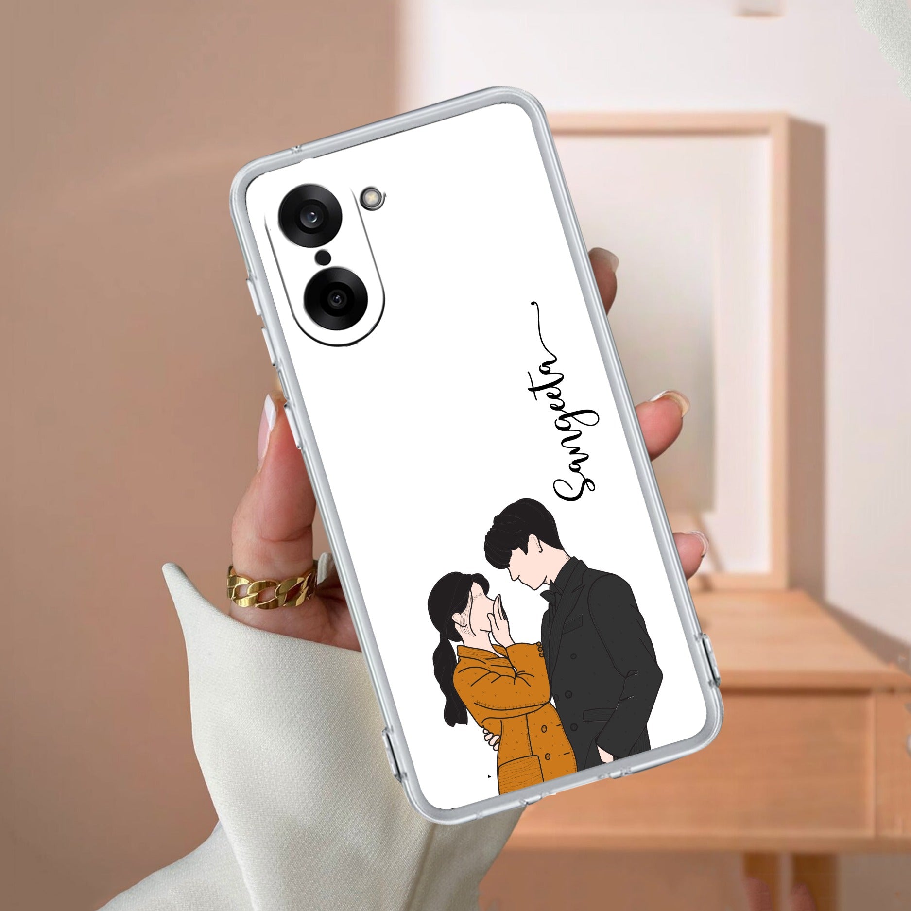 Couple Customize Transparent Silicon Case For OnePlus