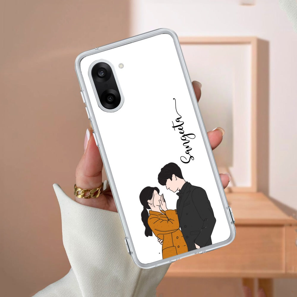 Couple Customize Transparent Silicon Case For OnePlus