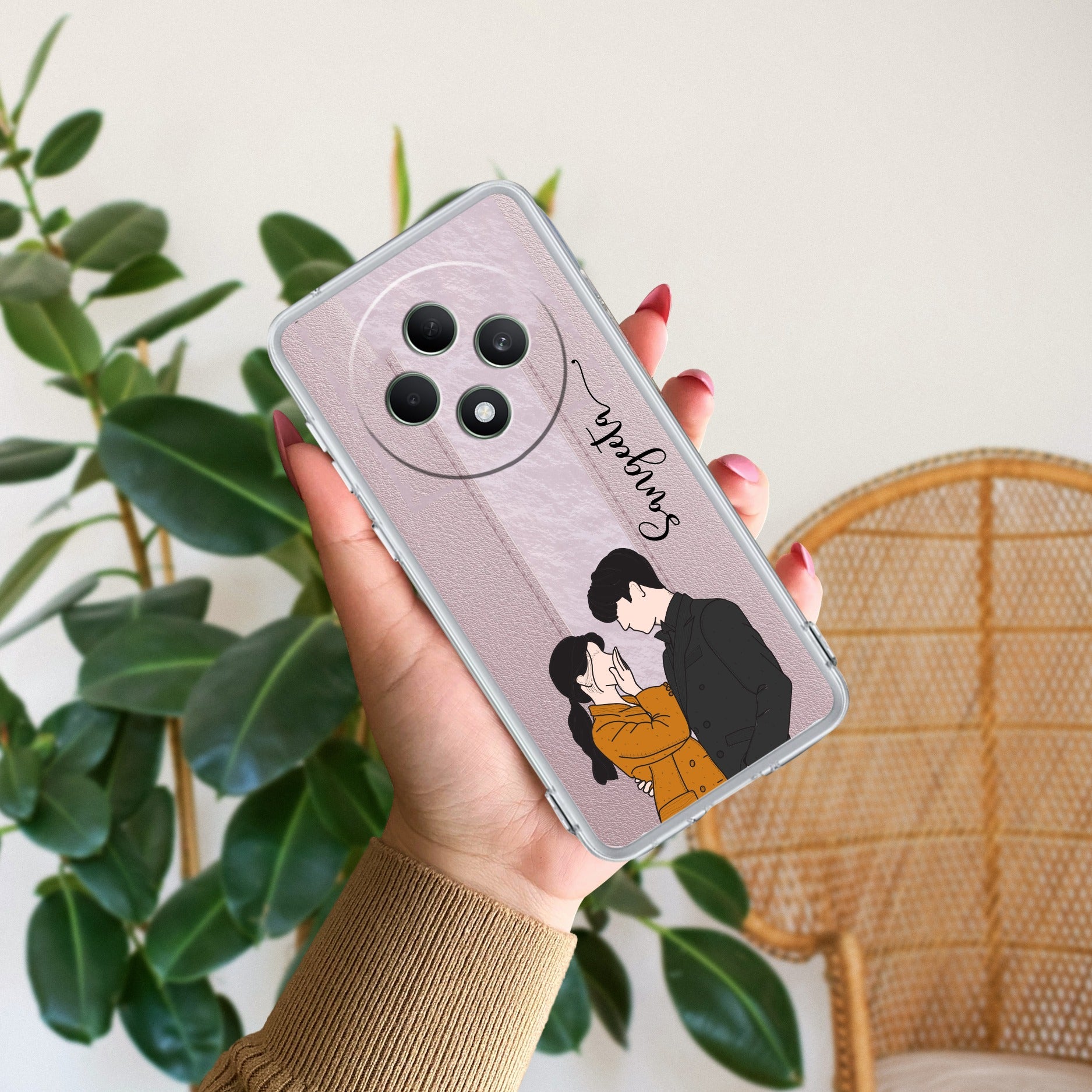 Couple Customize Anti Yellow Case For Oppo K13x 5G