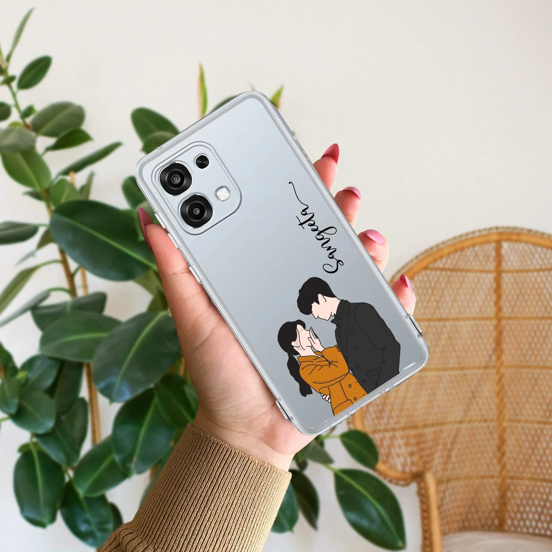 Couple Customize Transparent Silicon Case For Oppo - ShopOnCliQ