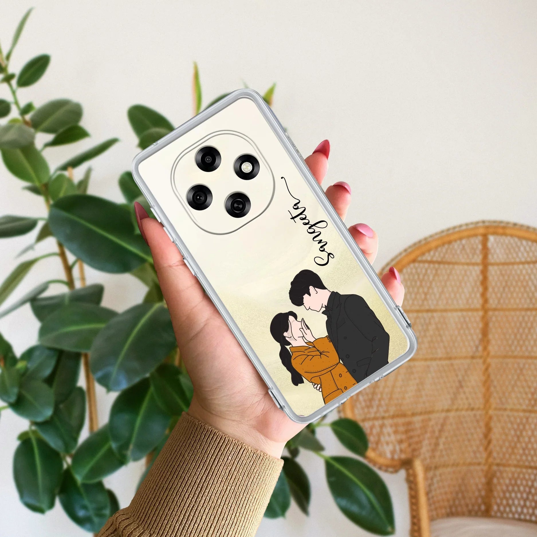 Couple Customize Transparent Silicon Case For Oppo - ShopOnCliQ