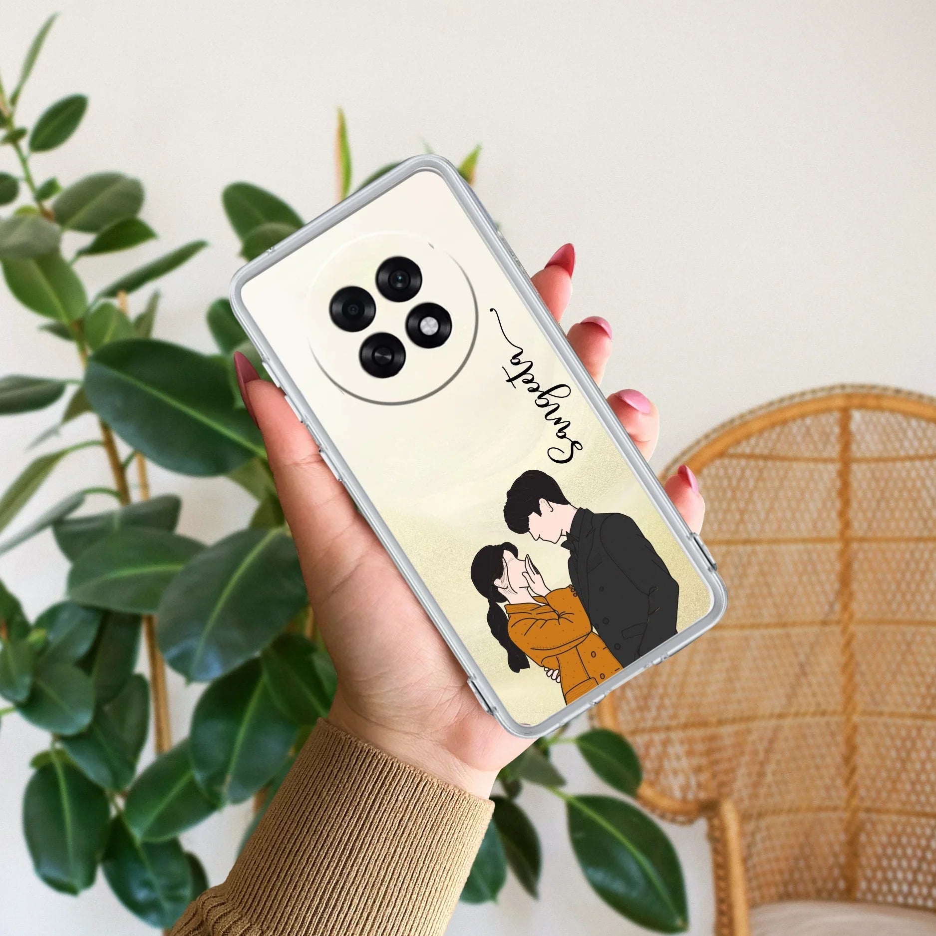 Couple Customize Transparent Silicon Case For Oppo - ShopOnCliQ