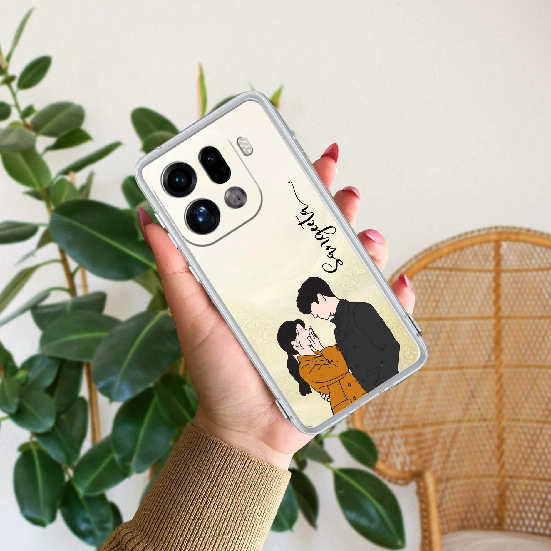 Couple Customize Transparent Silicon Case For Oppo - ShopOnCliQ