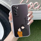 Couple Customize Anti Yellow Case For Oppo Reno 12 Pro 5G