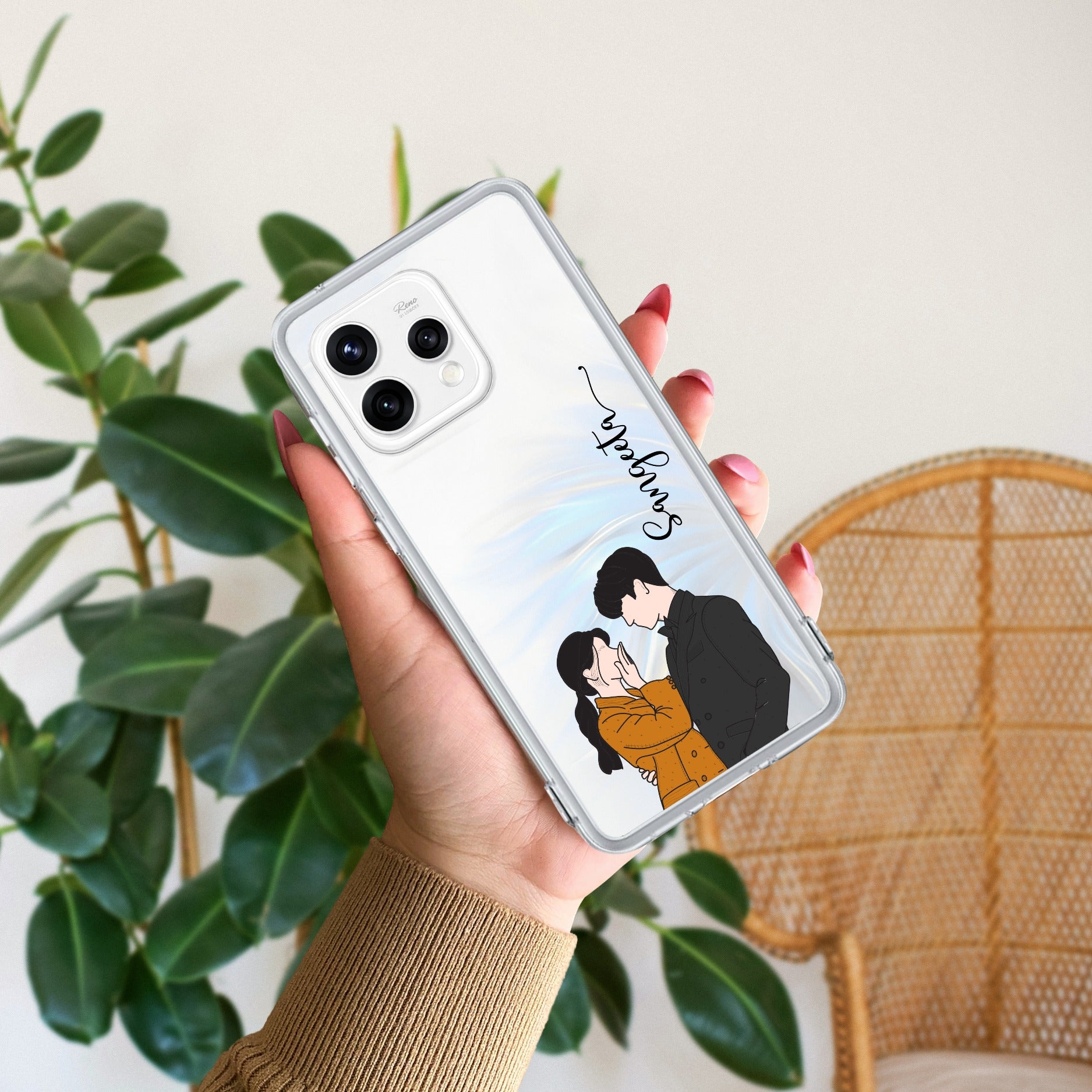 Couple Customize Transparent Silicon Case For Oppo - ShopOnCliQ