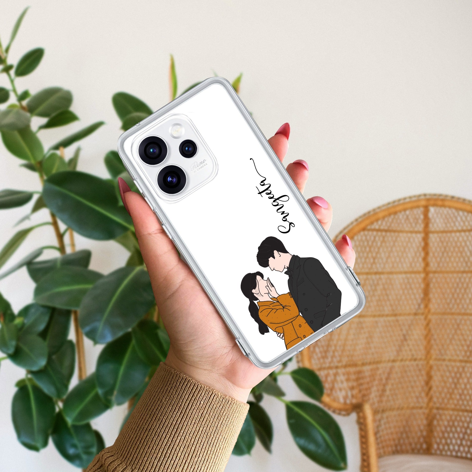 Couple Customize Transparent Silicon Case For Oppo - ShopOnCliQ