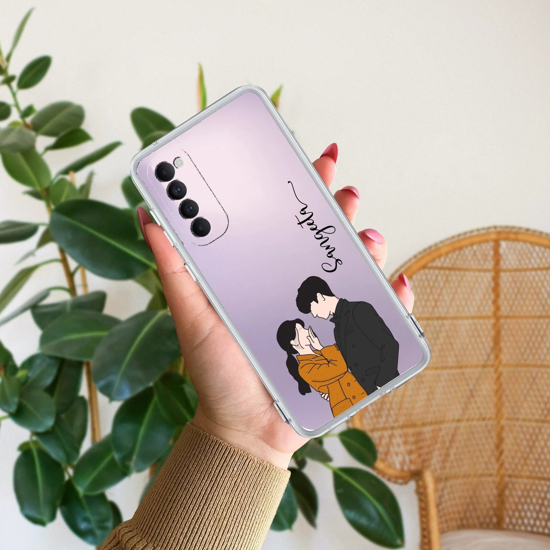 Couple Customize Transparent Silicon Case For Oppo - ShopOnCliQ