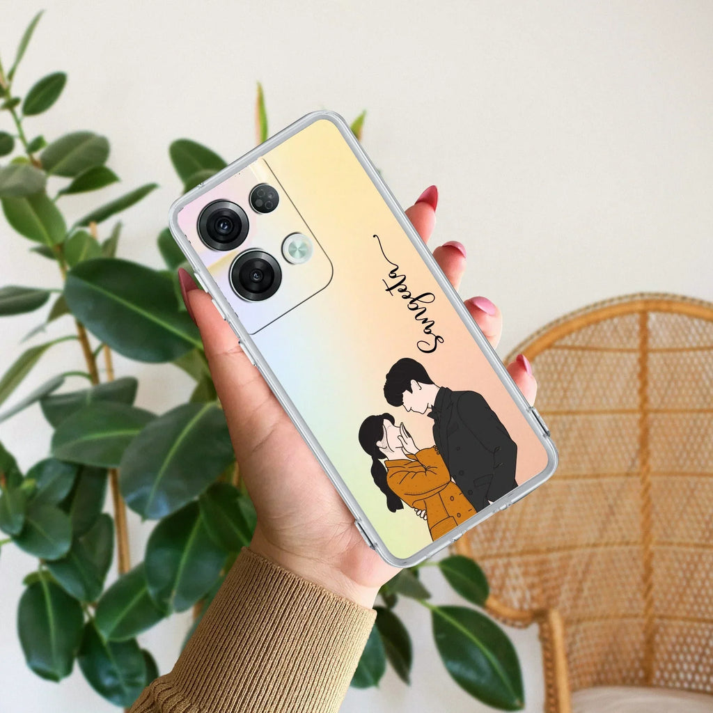 Couple Customize Anti Yellow Case For Oppo Reno 8 5G