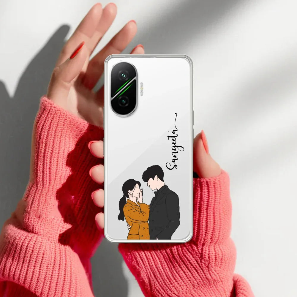 Couple Customize Transparent Silicon Case For Poco - ShopOnCliQ