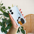 Couple Customize Transparent Silicon Case For Realme 10 Pro 5G