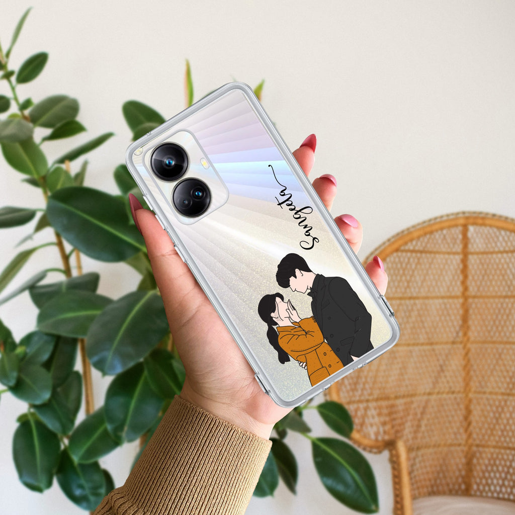 Couple Customize Anti Yelllow Case For Realme 10 Pro Plus 5G