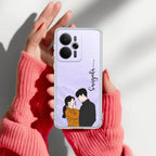 Couple Customize Transparent Silicon Case For Realme/Narzo - ShopOnCliQ