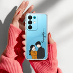Couple Customize Anti Yelllow Case For Realme 15X 5G