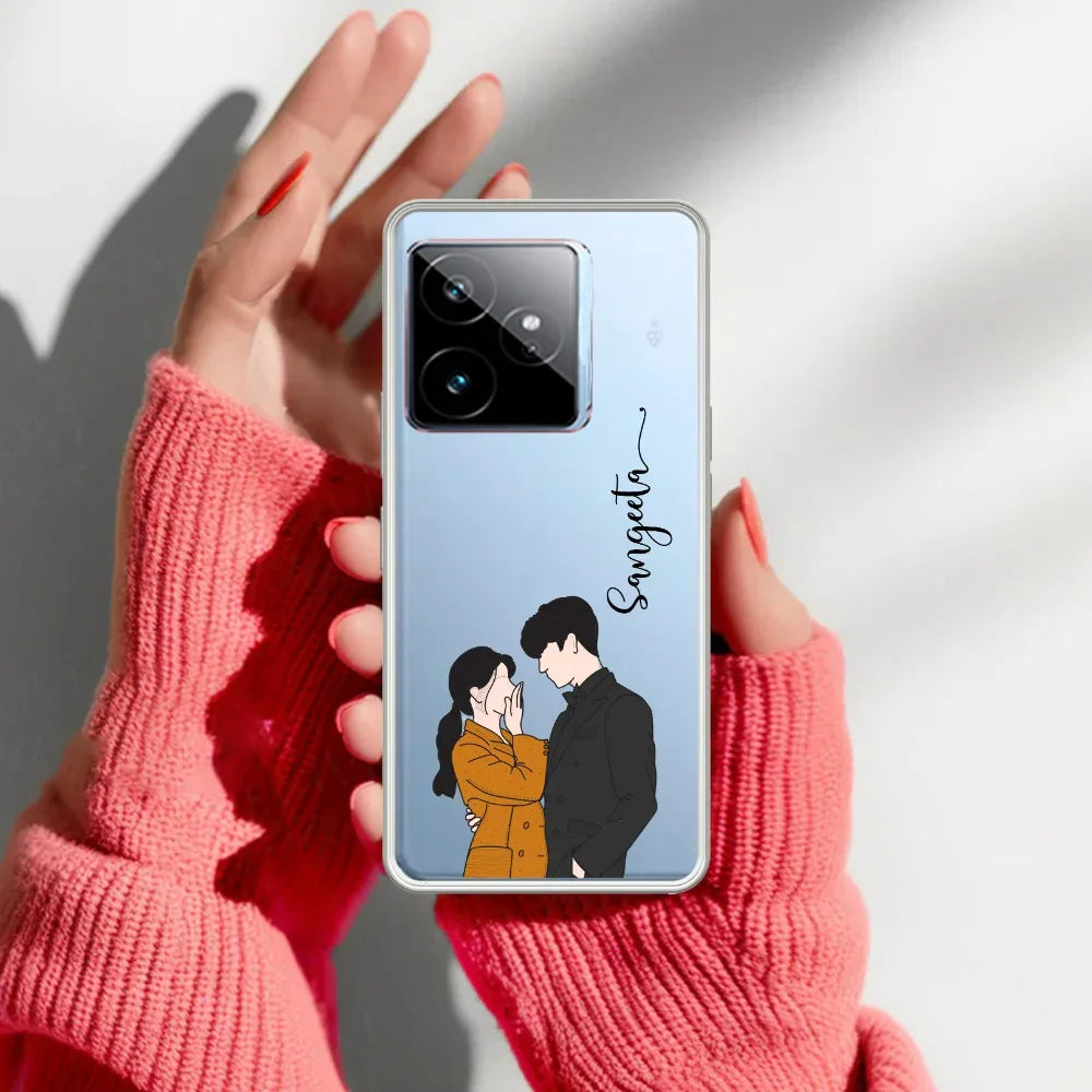 Couple Customize Transparent Silicon Case For Realme/Narzo - ShopOnCliQ
