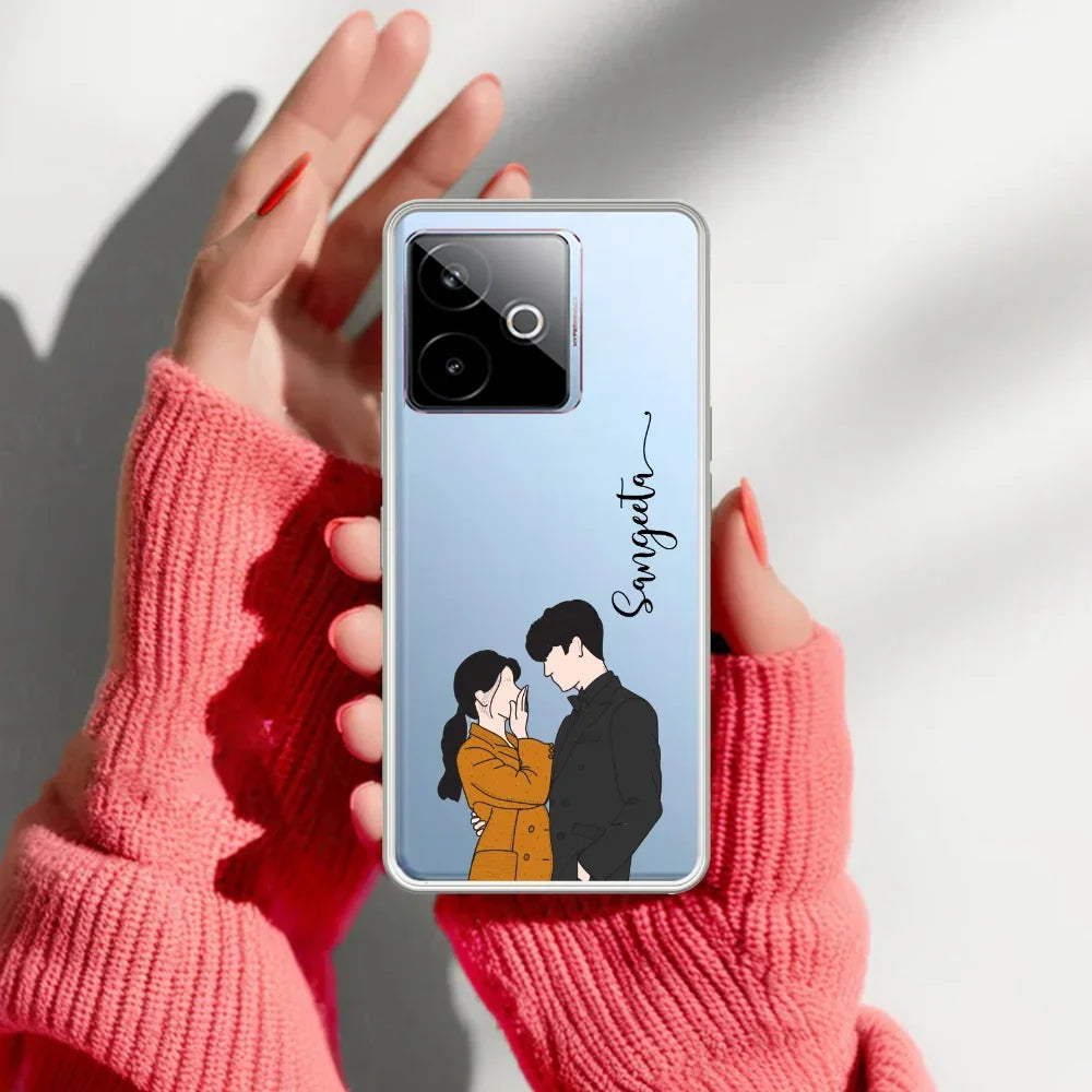 Couple Customize Transparent Silicon Case For Realme/Narzo - ShopOnCliQ