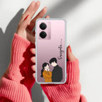 Couple Customize Transparent Silicon Case For Realme/Narzo - ShopOnCliQ