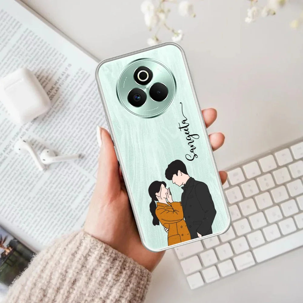 Couple Customize Transparent Silicon Case For Realme/Narzo - ShopOnCliQ