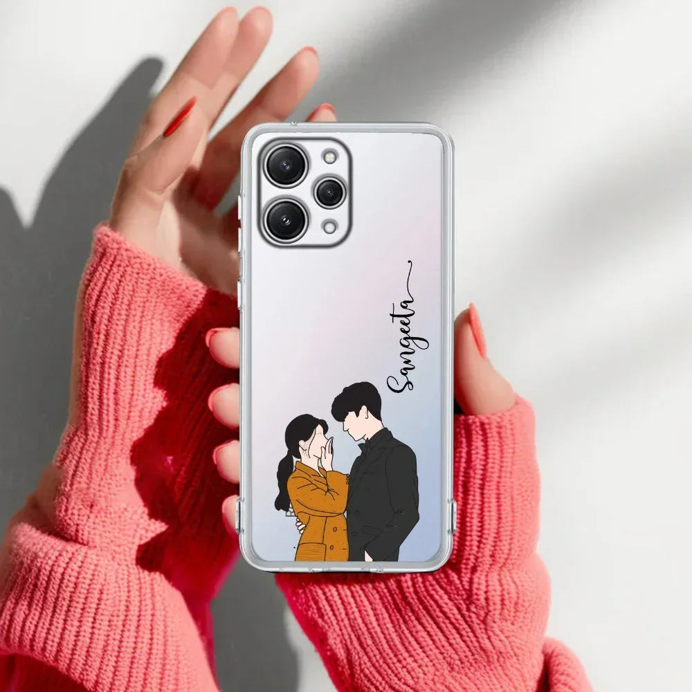 Couple Customize Transparent Silicon Case For Mi 11i