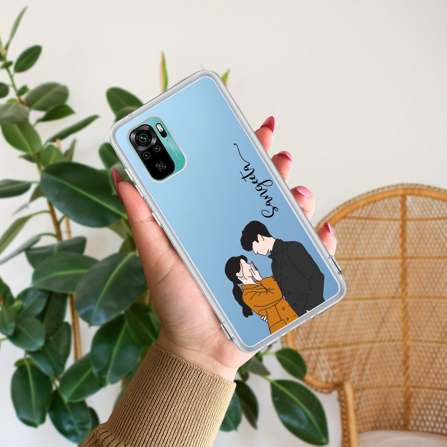 Couple Customize Transparent Silicon Case For Redmi/Xiaomi