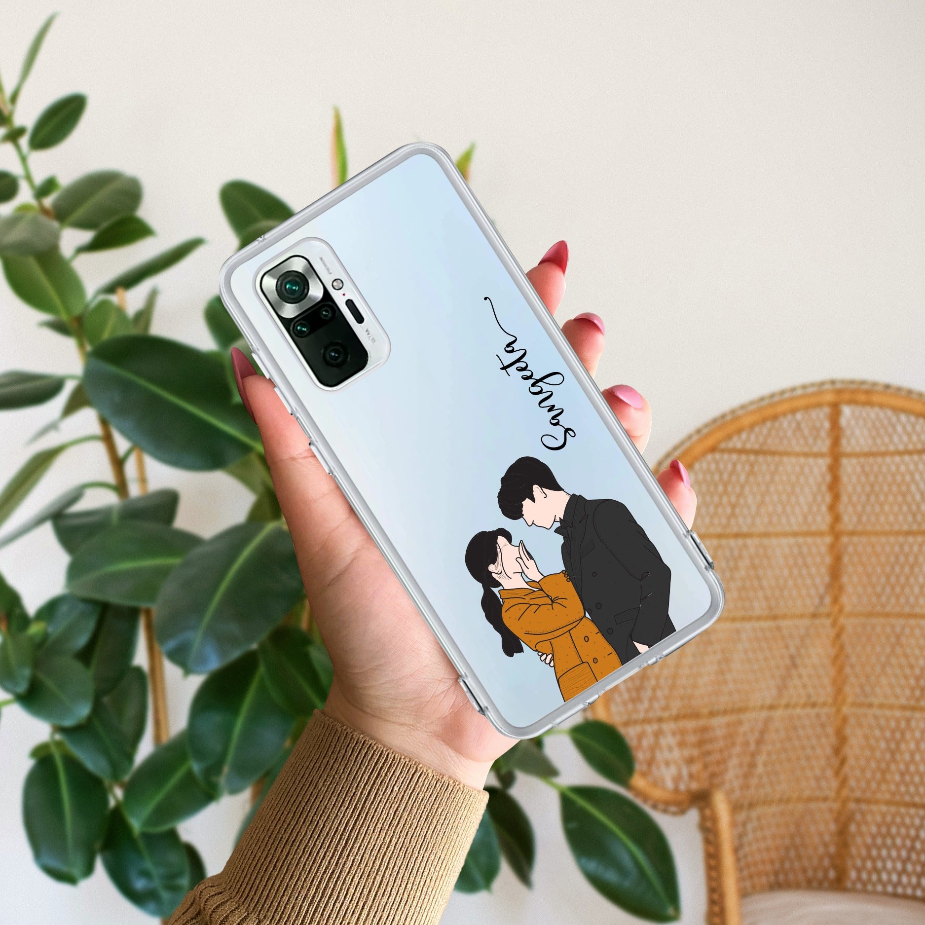 Couple Customize Transparent Silicon Case For Redmi/Xiaomi