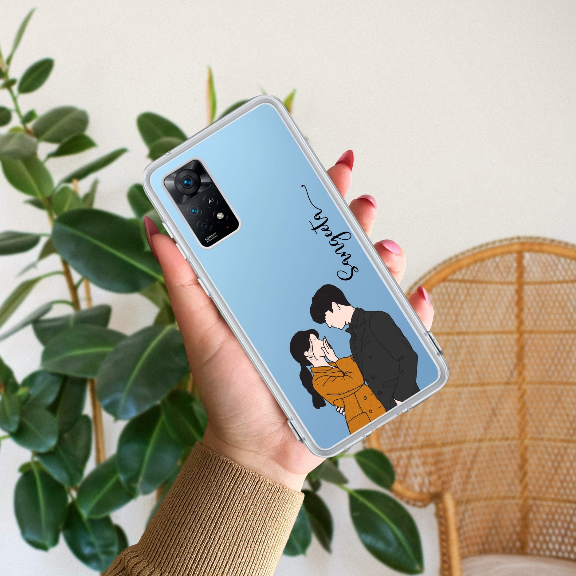 Couple Customize Transparent Silicon Case For Redmi/Xiaomi