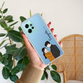Couple Customize Transparent Silicon Case For Redmi Note 12 4G