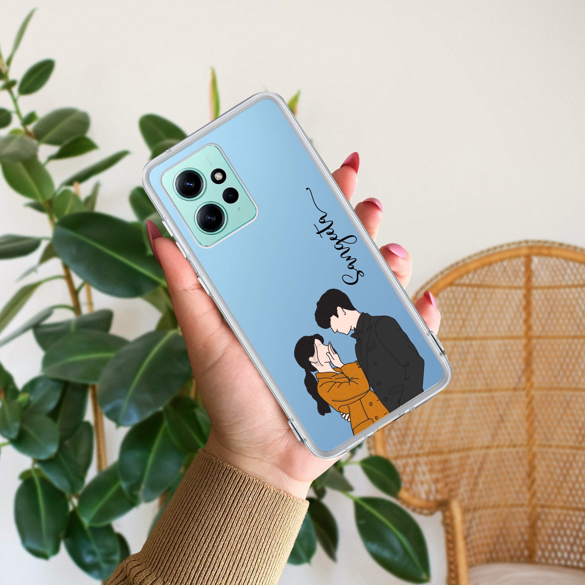 Couple Customize Transparent Silicon Case For Redmi/Xiaomi