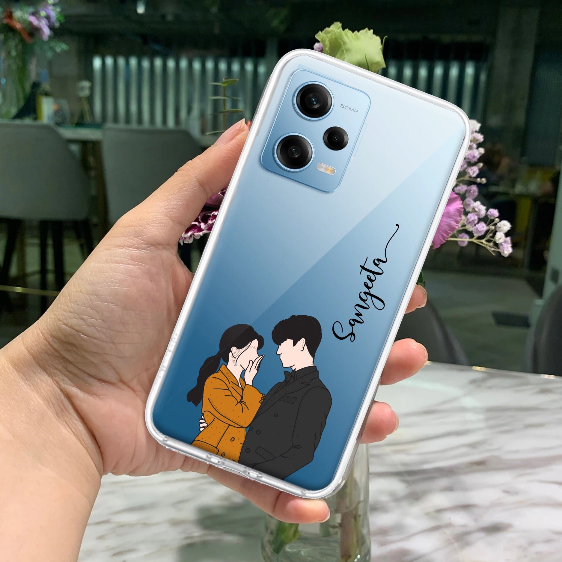 Couple Customize Transparent Silicon Case For Redmi/Xiaomi