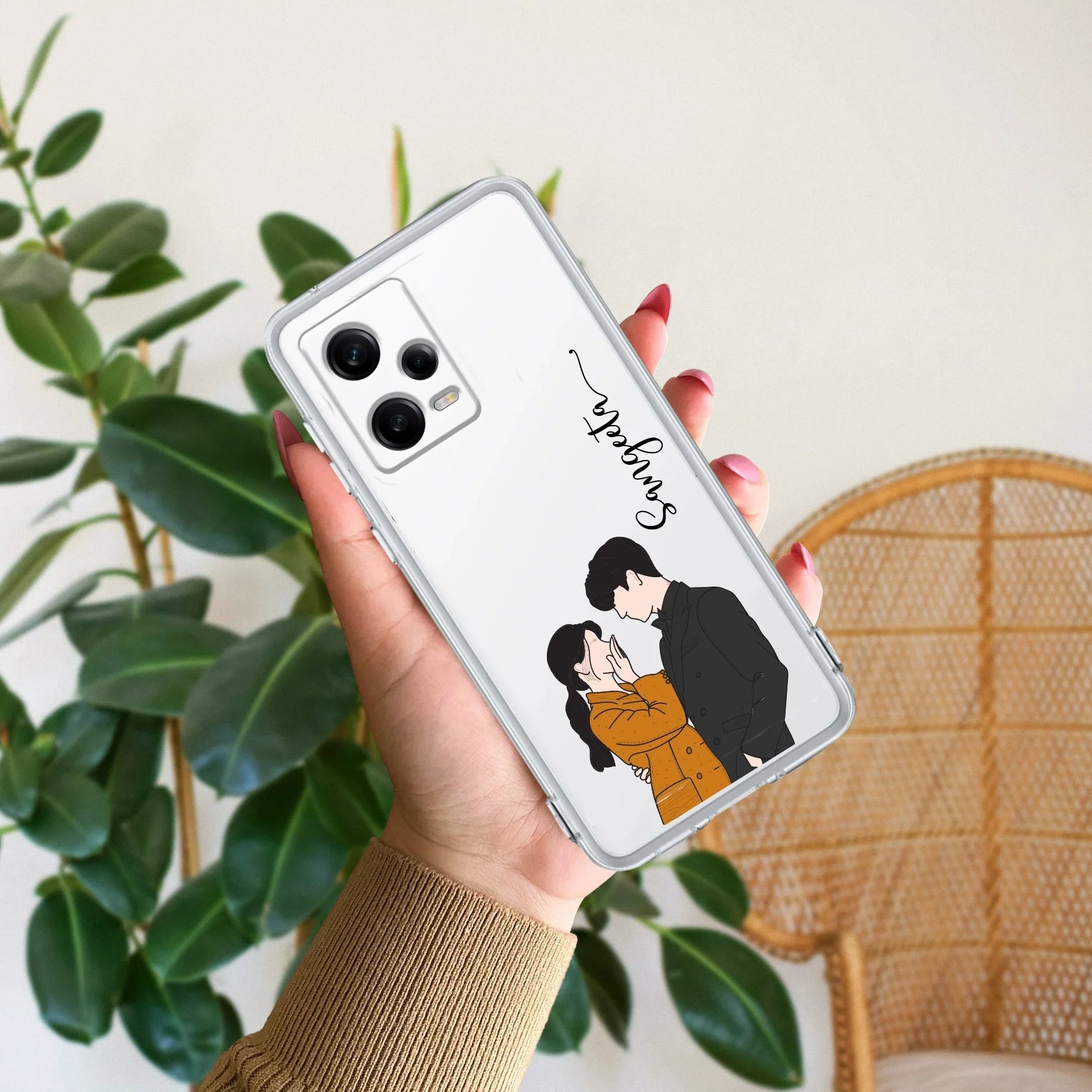 Couple Customize Transparent Silicon Case For Redmi/Xiaomi - ShopOnCliQ