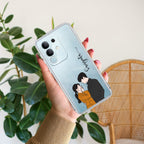 Couple Customize Transparent Silicon Case For Vivo T4x 5G