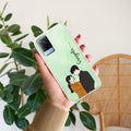Couple Customize Transparent Silicon Case For Vivo V21 5G