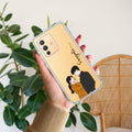 Couple Customize Transparent Silicon Case For Vivo V23 5G