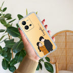 Couple Customize Transparent Silicon Case For Vivo V25 Pro 5G