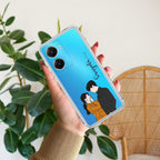 Couple Customize Transparent Silicon Case For Vivo Y27 4G