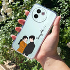 Couple Customize Transparent Silicon Case For Vivo T2 Pro 5G