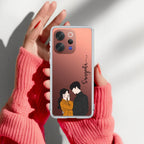 Couple Customize Transparent Silicon Case For Vivo