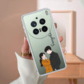 Couple Customize Transparent Silicon Case For Vivo X200 Pro 5G