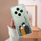 Couple Customize Transparent Silicon Case For Vivo T4R 5G